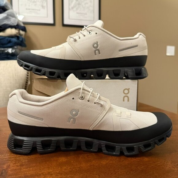 On Cloud 5 Ready Pearl Magnet Men’s Size 12 Running Shoes NWT - Picture 6 of 6